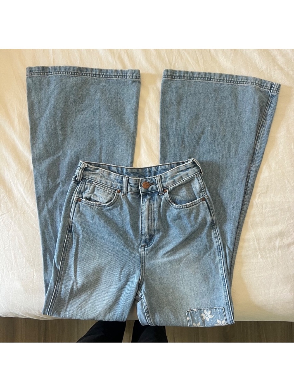 Billabong x Wrangler patchwork bell bottom jeans - Picture 7 of 10
